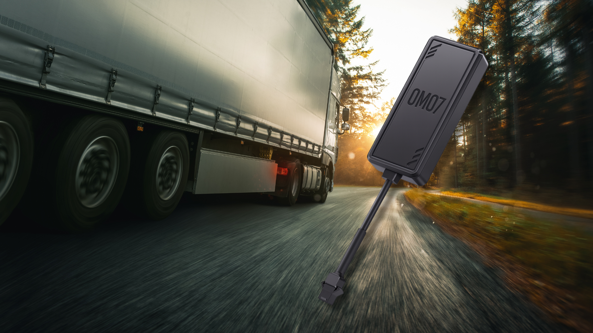 OM07 Security 4G GPS Tracker - Anti-theft vehicle tracking device with tamper detection and remote engine lock