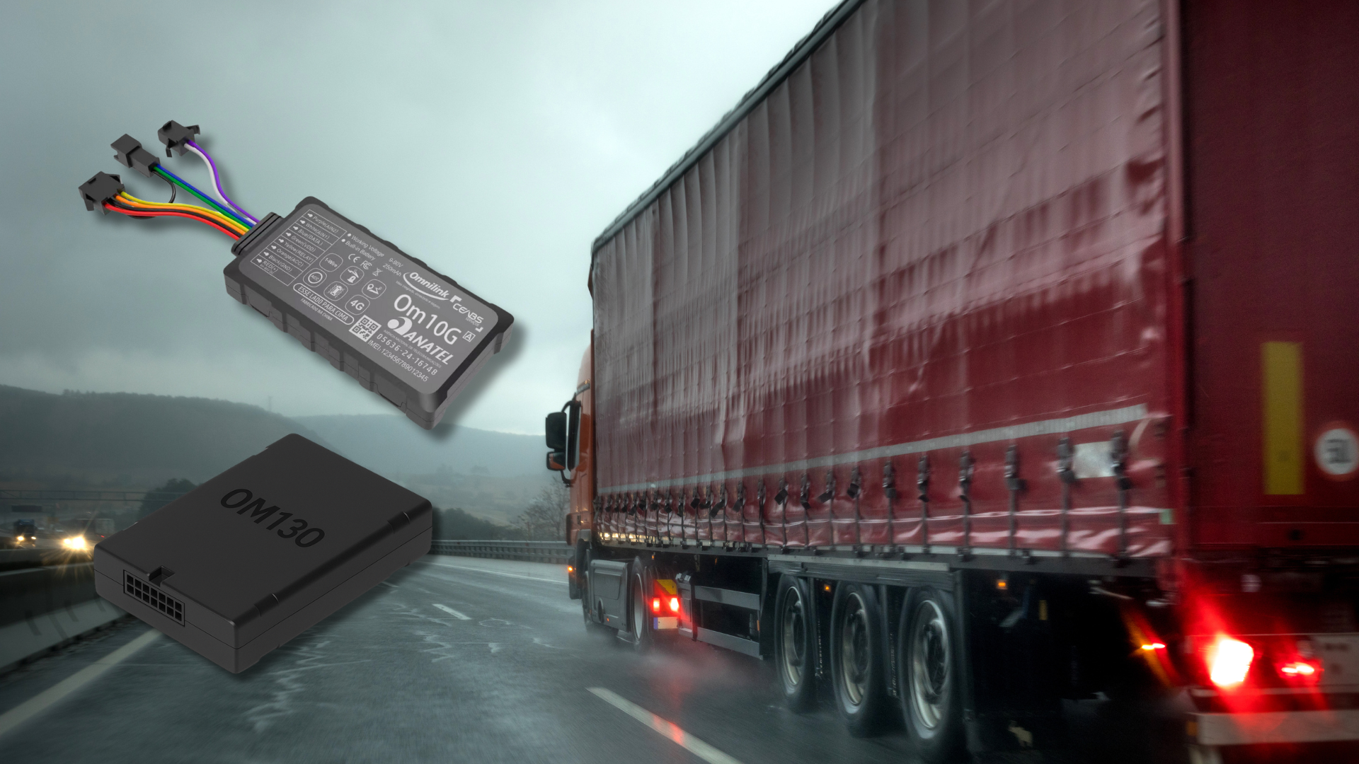 OM10G OM130 Advanced 4G Telematics Tracker - Professional vehicle tracking with RS485 RS232 interfaces for trucks and fleet management