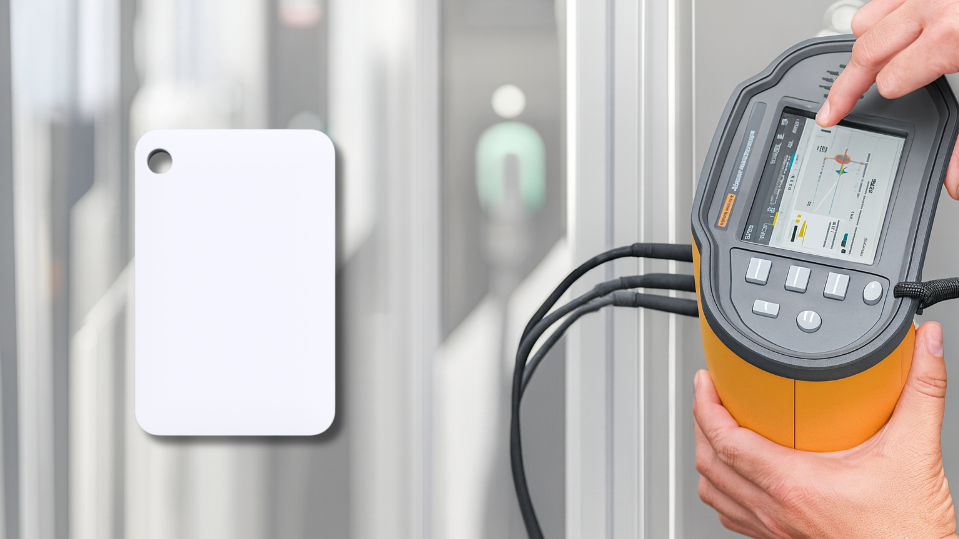 OM1U Ultra Slim BLE Card Tag - Credit card size lightweight BLE 5.0 tracker for employees visitors and corporate assets